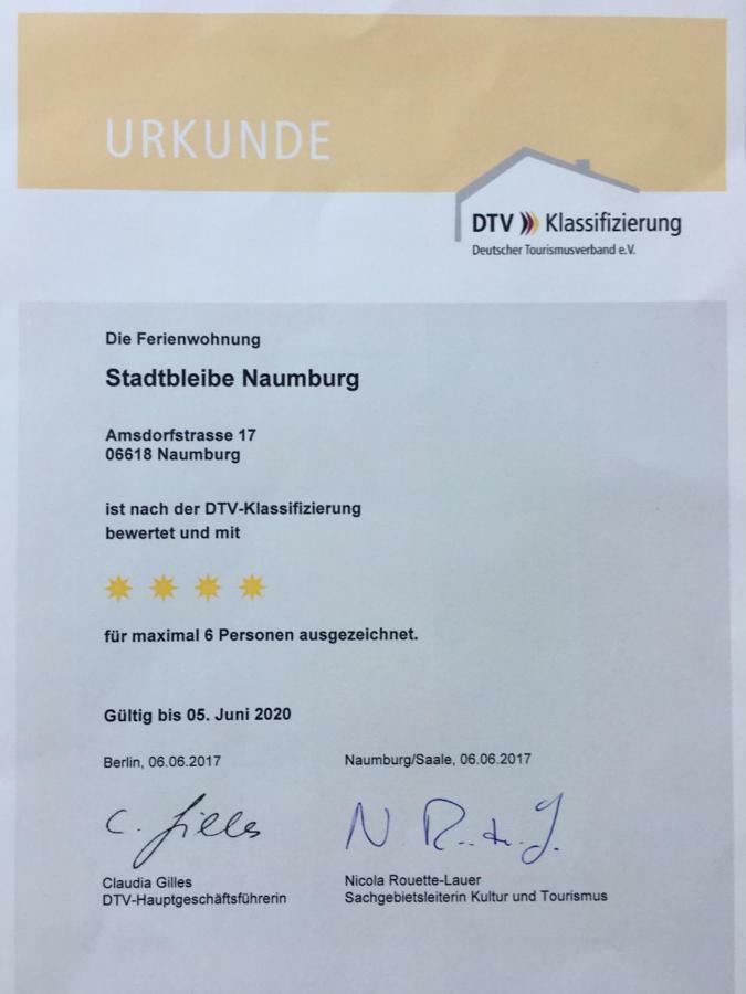 Stadtbleibe Naumburg Naumburg  Buitenkant foto